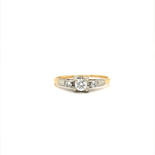 14K Yellow Gold Estate Diamond Engagement Ring Minor Jewelry Inc. Nashville, TN