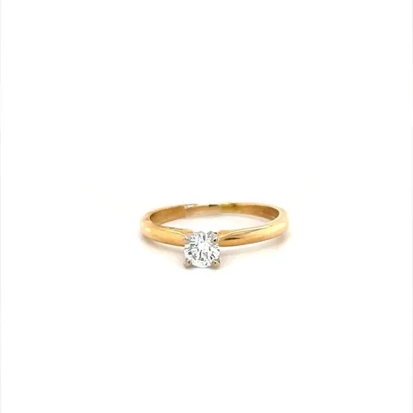 14K Yellow Gold Estate Diamond Solitaire Engagement Ring Minor Jewelry Inc. Nashville, TN