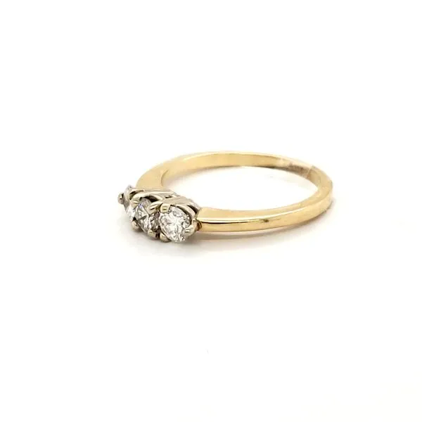 14K Yellow Gold Estate Diamond Wedding Band Image 2 Minor Jewelry Inc. Nashville, TN