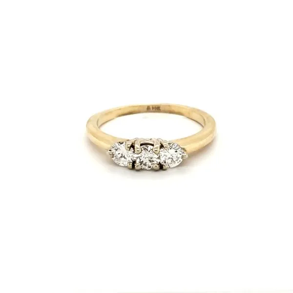 14K Yellow Gold Estate Diamond Wedding Band similar item image