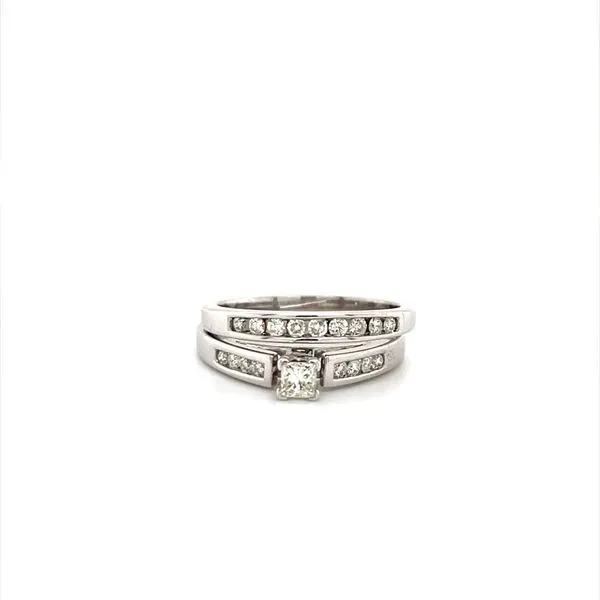 14K White Gold Estate Diamond Wedding Set Minor Jewelry Inc. Nashville, TN