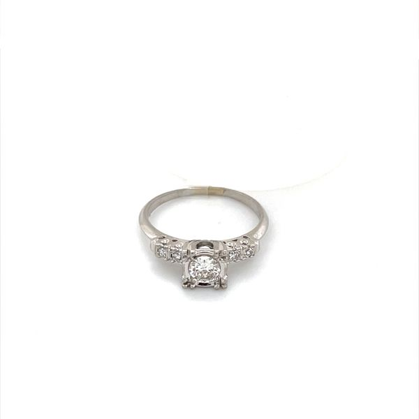 Platinum Estate Diamond Engagement Ring Minor Jewelry Inc. Nashville, TN