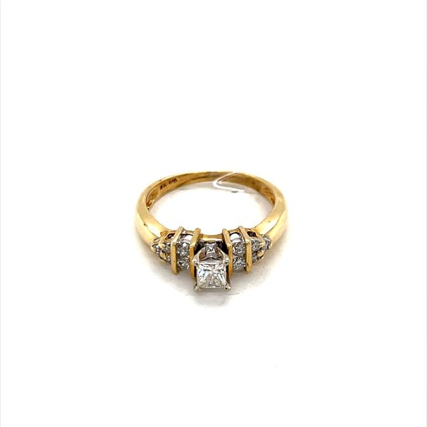 10K Yellow Gold Estate Diamond Engagement Ring Image 2 Minor Jewelry Inc. Nashville, TN