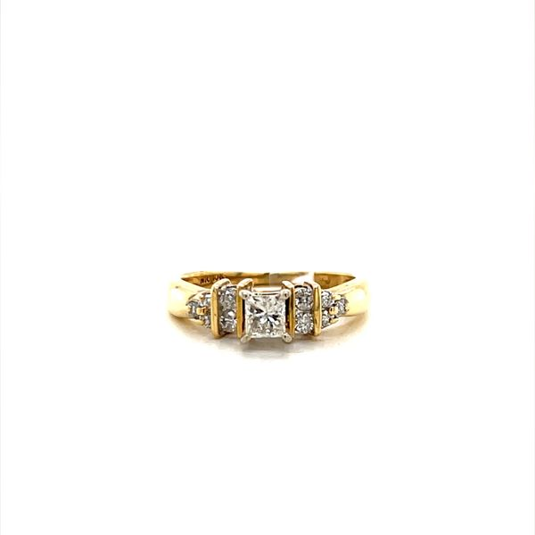 10K Yellow Gold Estate Diamond Engagement Ring Minor Jewelry Inc. Nashville, TN
