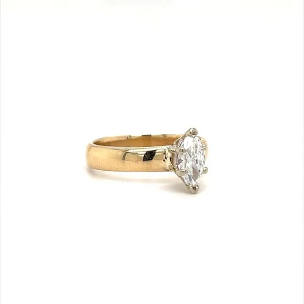 14K Yellow Gold Estate Diamond Engagement Ring Image 2 Minor Jewelry Inc. Nashville, TN