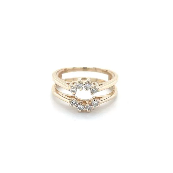 14K Yellow Gold Estate Diamond Halo Ring Guard Minor Jewelry Inc. Nashville, TN