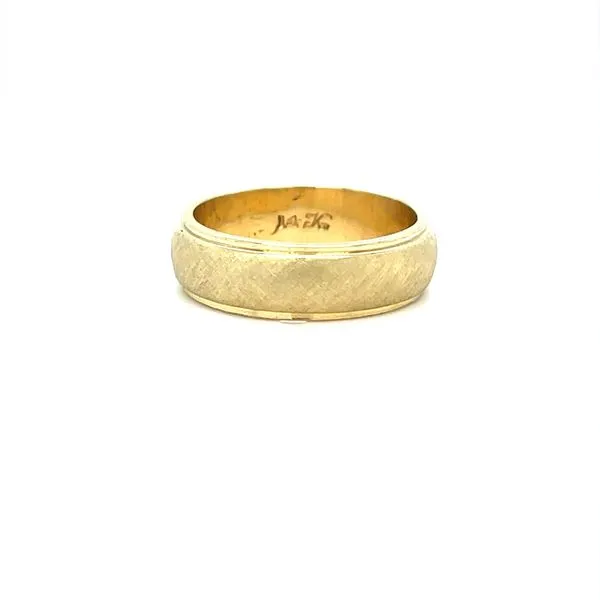 14K Yellow Gold Estate Satin Finish Wedding Band Minor Jewelry Inc. Nashville, TN