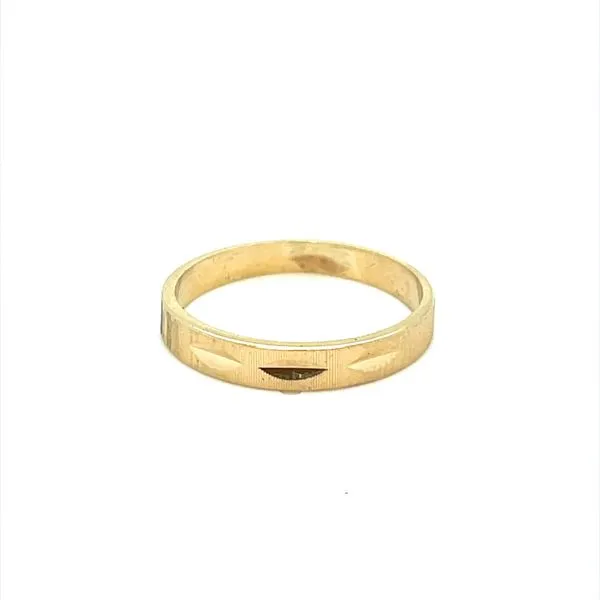 14K Yellow Gold Estate Engraved Wedding Band Minor Jewelry Inc. Nashville, TN