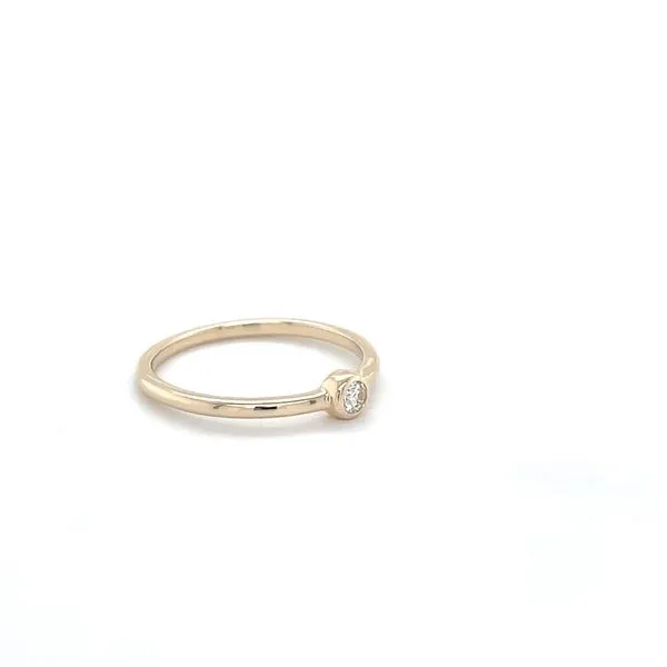 14K Yellow Gold Estate Diamond Solitaire Ring Image 2 Minor Jewelry Inc. Nashville, TN