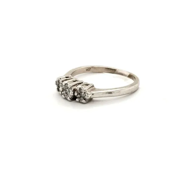 14K White Gold Estate Diamond Ring