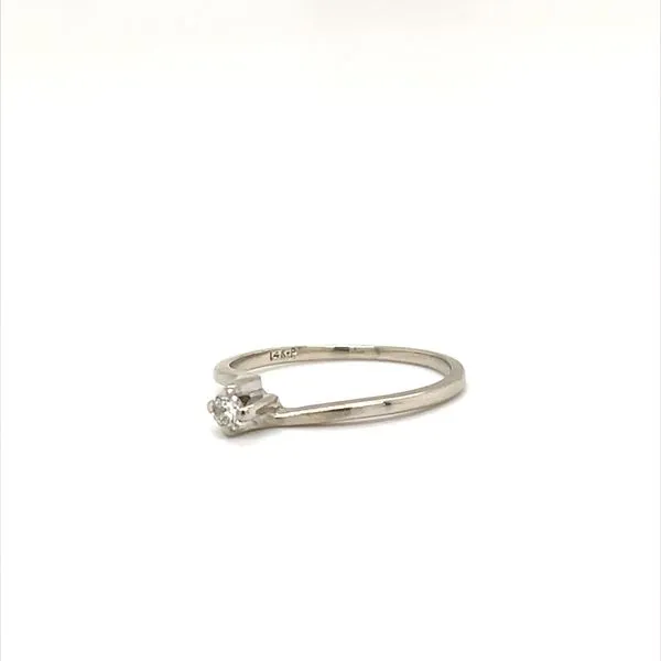 14K Whtie Gold Estate Diamond Ring Image 2 Minor Jewelry Inc. Nashville, TN