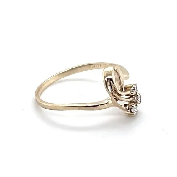 10K Yellow Gold Estate Diamond Engagement Ring Image 3 Minor Jewelry Inc. Nashville, TN