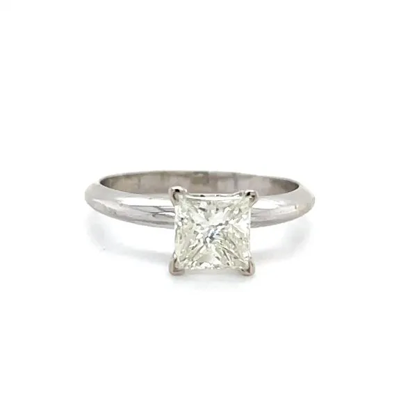 14KW Estate Princess Cut Diamond Engagement Ring Minor Jewelry Inc. Nashville, TN