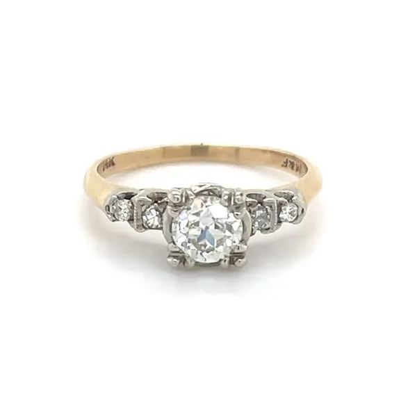 14K Yellow Gold Estate Diamond Engagement Ring Minor Jewelry Inc. Nashville, TN