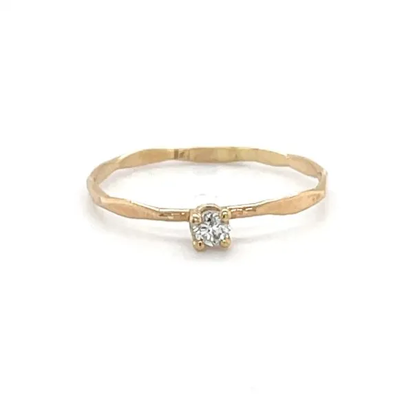 14K Yellow Gold Diamond Solitaire Engagement Ring Minor Jewelry Inc. Nashville, TN