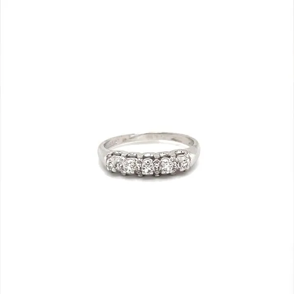 14K White Gold and Estate Diamond Wedding Band Minor Jewelry Inc. Nashville, TN