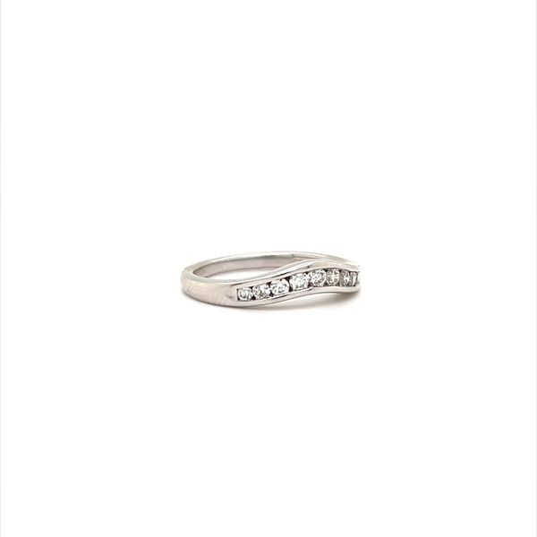 14K White Gold Estate Diamond Wedding Band Image 2 Minor Jewelry Inc. Nashville, TN