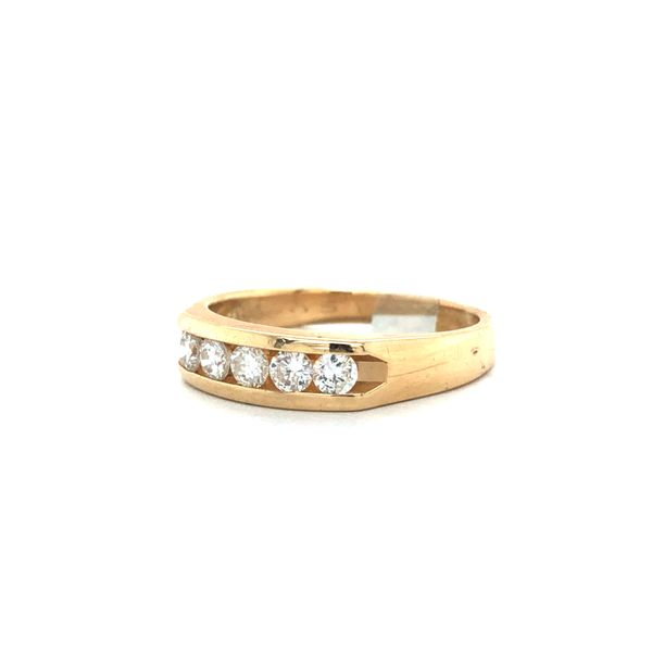 14K Yellow Gold Estate Diamond Wedding Band Image 2 Minor Jewelry Inc. Nashville, TN