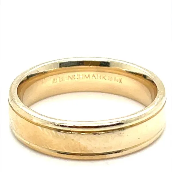 14K Yellow Gold Estate Inside Round Wedding Band Image 2 Minor Jewelry Inc. Nashville, TN