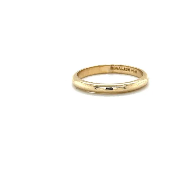 14K Yellow Gold Estate 2.3mm Wedding Band