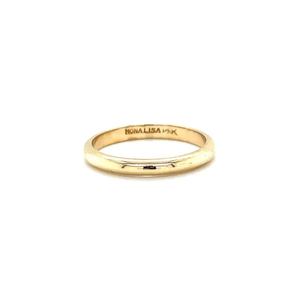 14K Yellow Gold Estate 2.3mm Wedding Band