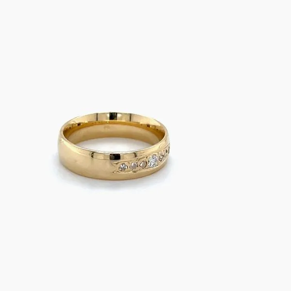 14K Yellow Gold Estate Diamond Band Image 2 Minor Jewelry Inc. Nashville, TN
