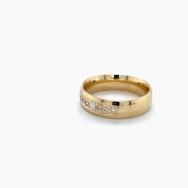14K Yellow Gold Estate Diamond Band Image 3 Minor Jewelry Inc. Nashville, TN