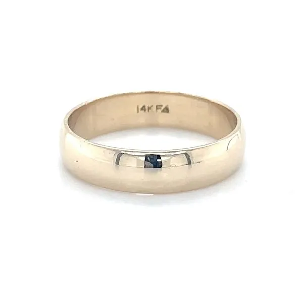 14K Yellow Gold Estate Half Round Wedding Band Minor Jewelry Inc. Nashville, TN