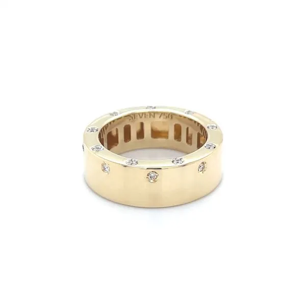 18K Yellow Gold Estate Mined Diamond Wedding Band Minor Jewelry Inc. Nashville, TN