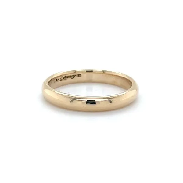 14K Yellow Gold Estate 3mm Wedding Band Image 2 Minor Jewelry Inc. Nashville, TN