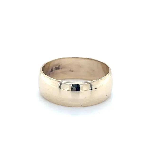 10K Yellow Gold Estate 7.5mm Wedding Band Image 2 Minor Jewelry Inc. Nashville, TN
