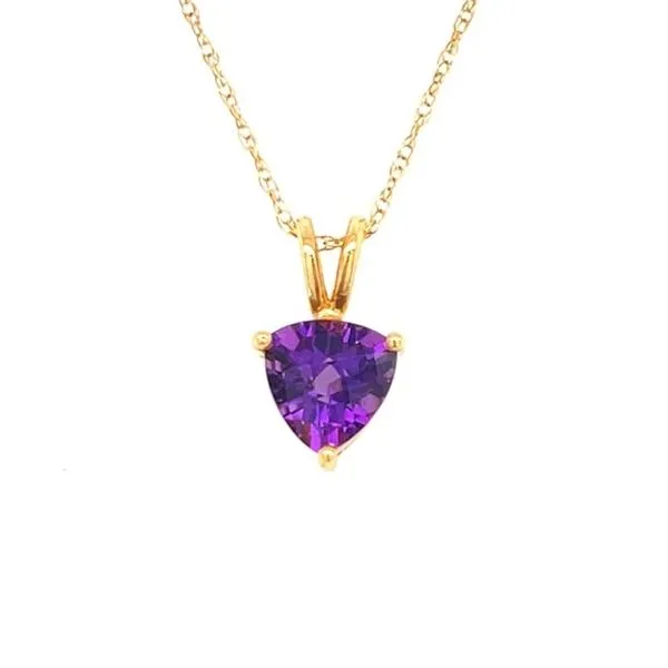 14K Yellow Gold Estate Amethyst Pendant Necklace Minor Jewelry Inc. Nashville, TN