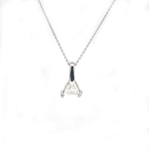 14K White Gold Estate Diamond Pendant Necklace Minor Jewelry Inc. Nashville, TN