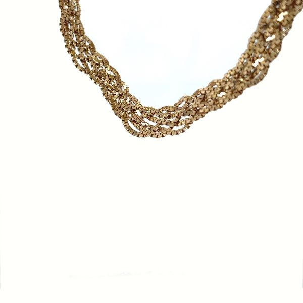 14K Yellow Gold Estate Braided Chain Image 2 Minor Jewelry Inc. Nashville, TN