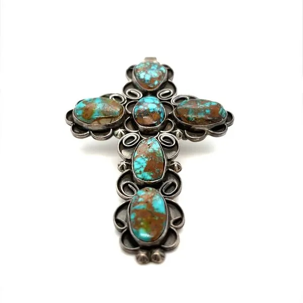 Sterling Silver Pendant with Turquoise Minor Jewelry Inc. Nashville, TN