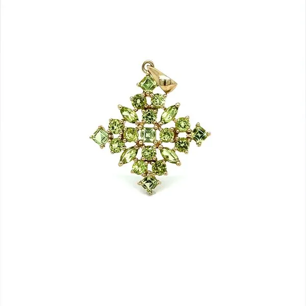 9K Yellow Gold Peridot Pendant Minor Jewelry Inc. Nashville, TN
