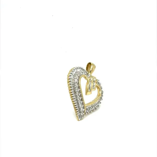 10K Yellow Gold Diamond Pendant Image 2 Minor Jewelry Inc. Nashville, TN