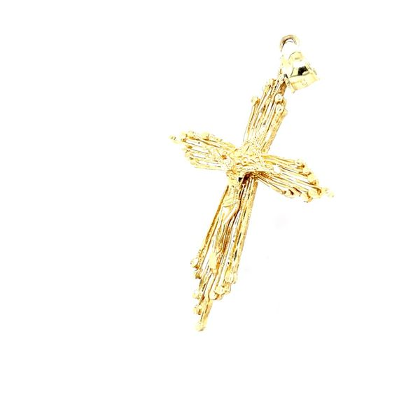 14K Yellow Gold Estate Cross Pendant Image 3 Minor Jewelry Inc. Nashville, TN