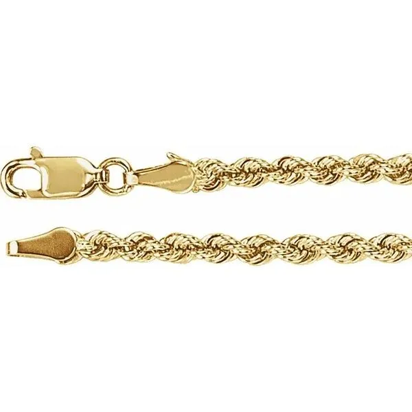 10K Yellow Gold Estate Rope Chain