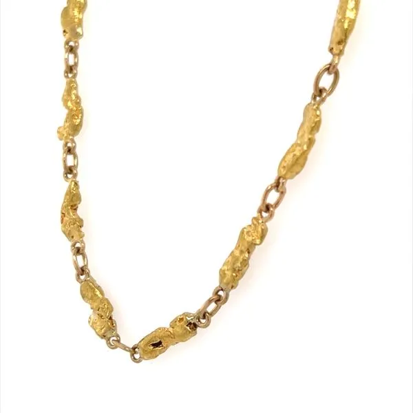 18K Yellow Gold Estate Nugget Chain Minor Jewelry Inc. Nashville, TN