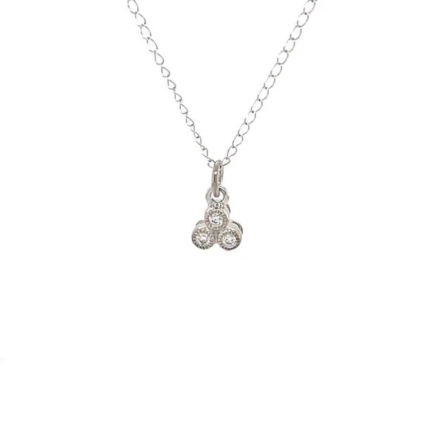 14K White Gold Estate Diamond Pendant Necklace Minor Jewelry Inc. Nashville, TN