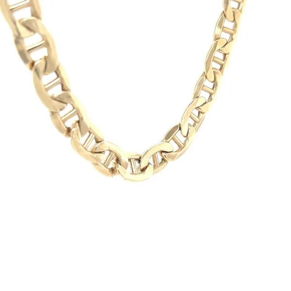 10K Hollow Yellow Gold Estate Anchor Chain Image 3 Minor Jewelry Inc. Nashville, TN