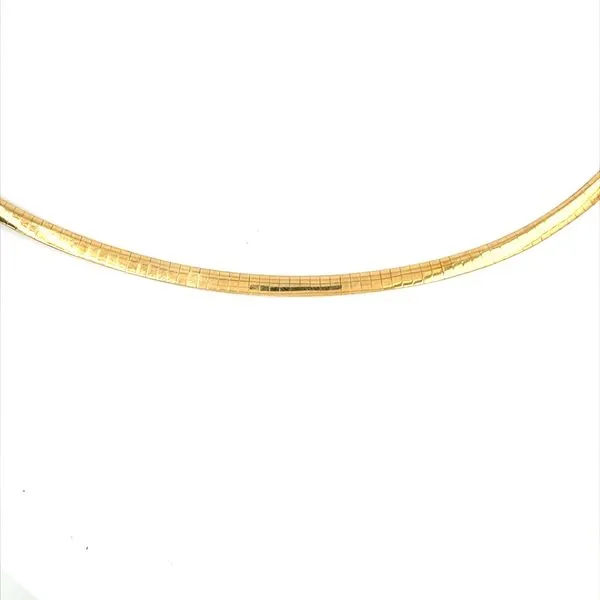 14K Yellow and White Gold Estate Reversible Omega Necklace Minor Jewelry Inc. Nashville, TN