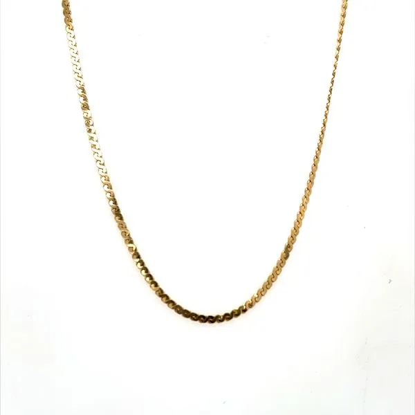 14K Yellow Gold Estate 1.5mm Serpentine Chain Minor Jewelry Inc. Nashville, TN