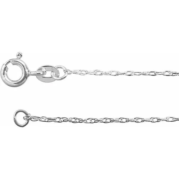 14K White Gold Estate 0.8mm Chain Minor Jewelry Inc. Nashville, TN