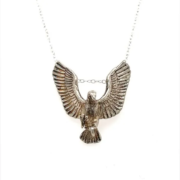 Sterling Silver Estate Eagle Pendant Necklace Minor Jewelry Inc. Nashville, TN