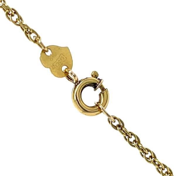 18K Yellow Gold Estate 1.9mm Link Rope Chain Image 2 Minor Jewelry Inc. Nashville, TN