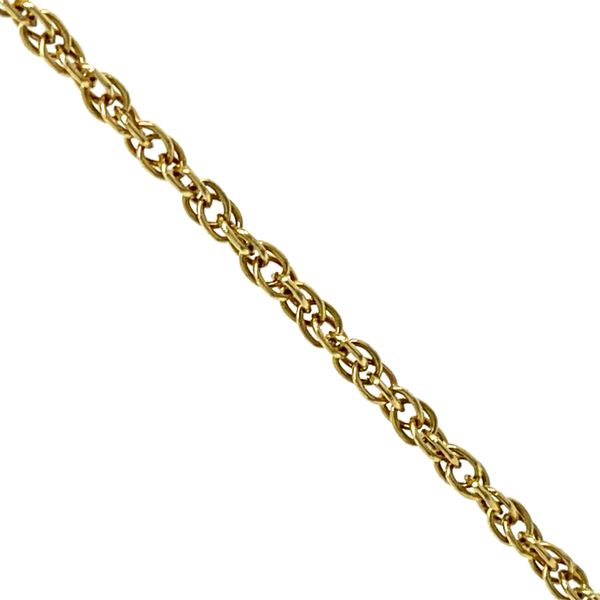 18K Yellow Gold Estate 1.9mm Link Rope Chain Minor Jewelry Inc. Nashville, TN