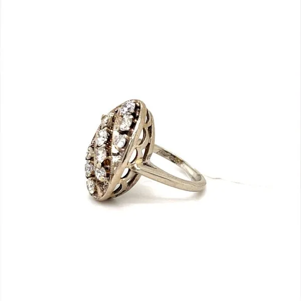 14K White Gold Estate Diamond Ring Image 2 Minor Jewelry Inc. Nashville, TN
