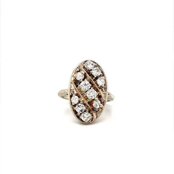14K White Gold Estate Diamond Ring similar item image